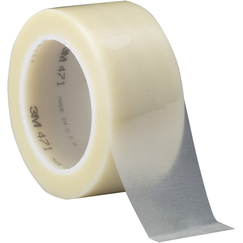 Ruban en vinyle 471, 50,8 mm (2") la x 32,9 m (108') lo, 5,2 mils, Transparent Seagulf Marine Industries Inc.