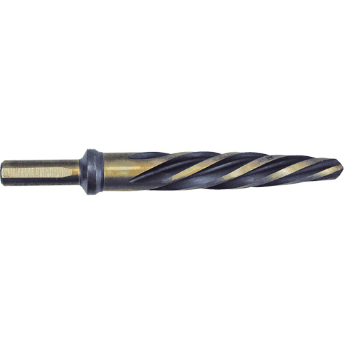 Jet-Kut&reg; Black & Gold Premium Car Reamer, 3/4", Spiral Flute, High Speed Steel, 3-Flat Shank Seagulf Marine Industries Inc.