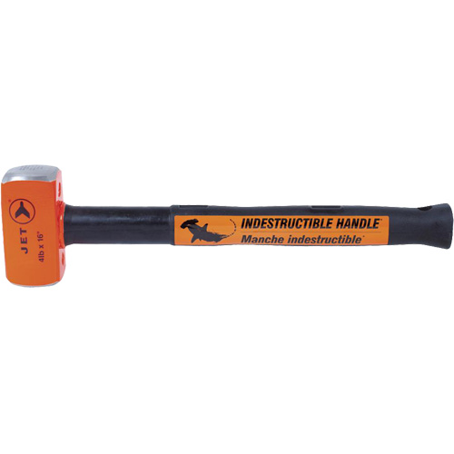 USH-416 Super Heavy-Duty Indestructible Handle Sledge Hammer, 4 lbs., 16", Solid Steel Handle Seagulf Marine Industries Inc.