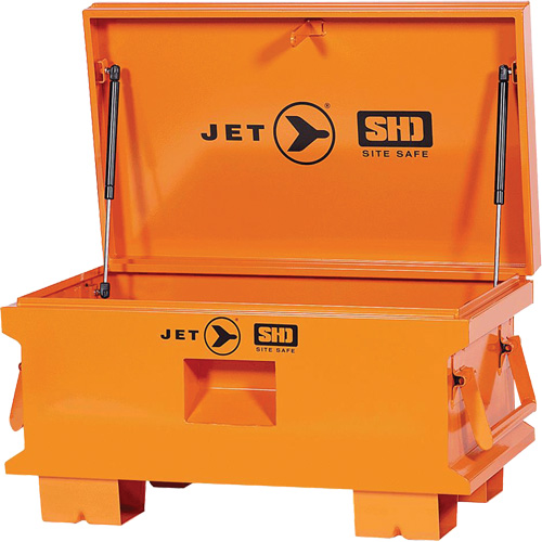 JSB-3219 Boîte de rangement d'outils de chantier pour usage tr&egrave;s intensif, 32-1/8" x 19" x 17-1/2", Acier, Orange Seagulf Marine Industries Inc.