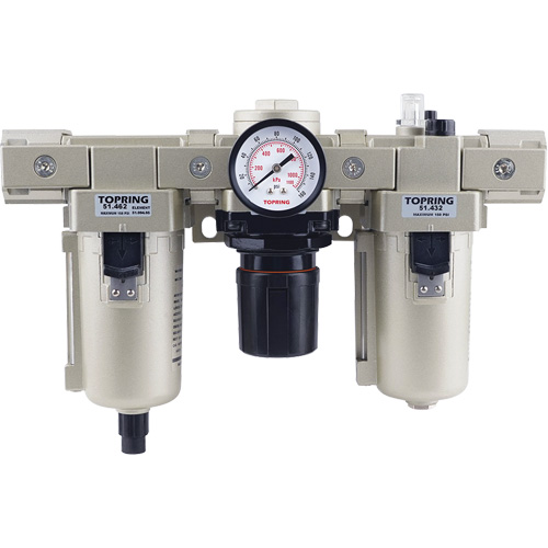 Filter, Regulator, Lubricator with Metal Bowl, 1/2" NPT, 150 PSI Seagulf Marine Industries Inc.