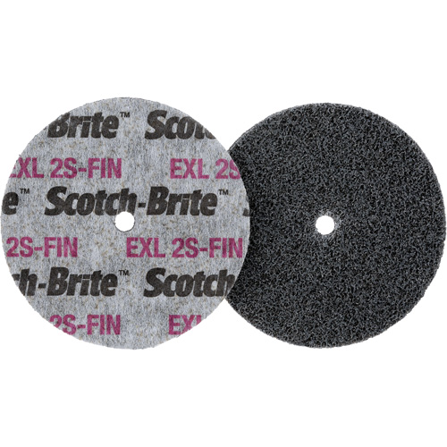 Meule homog&egrave;ne Scotch-Brite EXL, 3" x 1/2", Arbre de 1/4" Seagulf Marine Industries Inc.