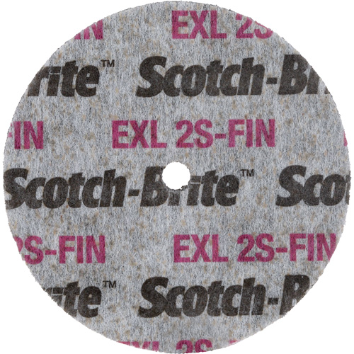Meule homog&egrave;ne Scotch-Brite EXL, 3" x 1/2", Arbre de 1/4" Seagulf Marine Industries Inc.