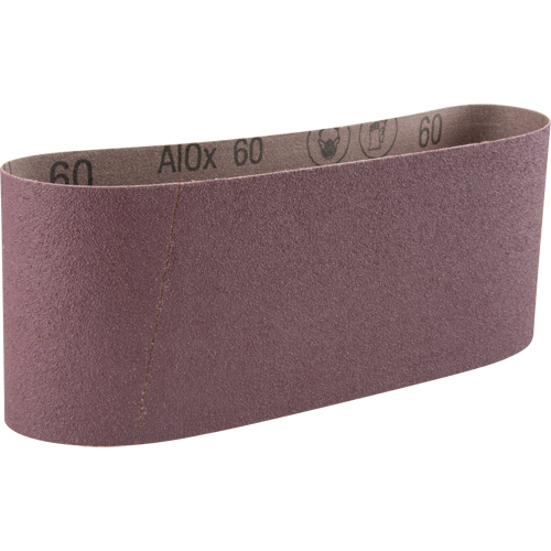 Courroie abrasive en toile 341D, 4" la x 24" lo, Oxyde d'aluminium, Grain 60 Seagulf Marine Industries Inc.