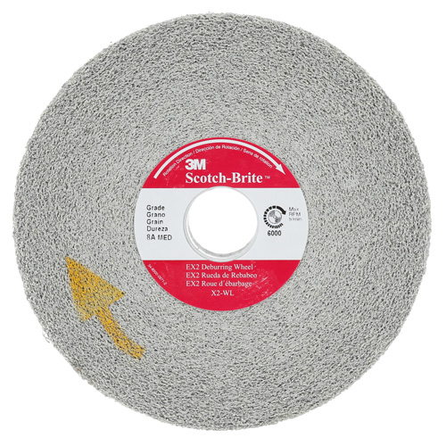 Scotch-Brite EXL Deburring Wheel, 6" x 1", 1"-8 Arbor, 1, Aluminum Oxide Seagulf Marine Industries Inc.