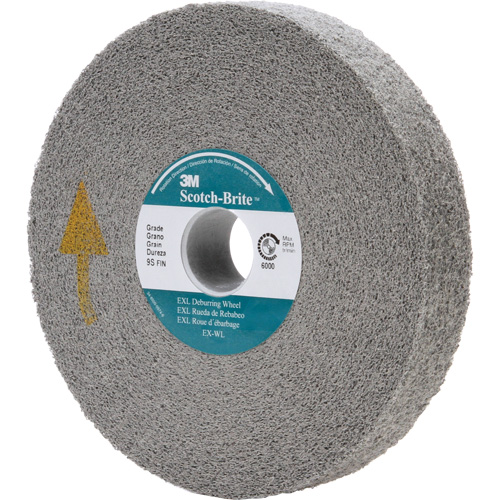 Scotch-Brite EXL Deburring Wheel, 6" x 1", 1" Arbor Seagulf Marine Industries Inc.