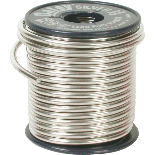 M&eacute;tal d'apport pour plomberie, Sans plomb, 60-100 % d'&eacute;tain 1-5 % de bismuth 1-5 % de cuivre 1-5 % d'argent, &acirc;me Plein, dia. 0,117" Seagulf Marine Industries Inc.