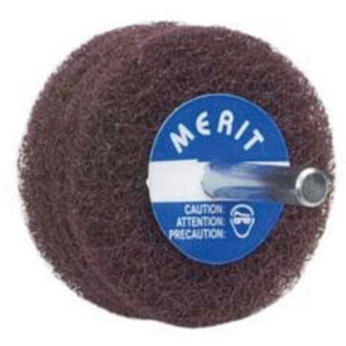 Abrasotex Non-Woven Disc Wheel, 4" Dia., Fine Grit, Aluminum Oxide Seagulf Marine Industries Inc.