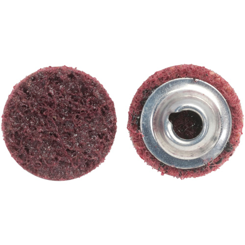 Disques non tiss&eacute;s &agrave; changement rapide, 2" dia., Grain Moyen, Oxyde d'aluminium Seagulf Marine Industries Inc.