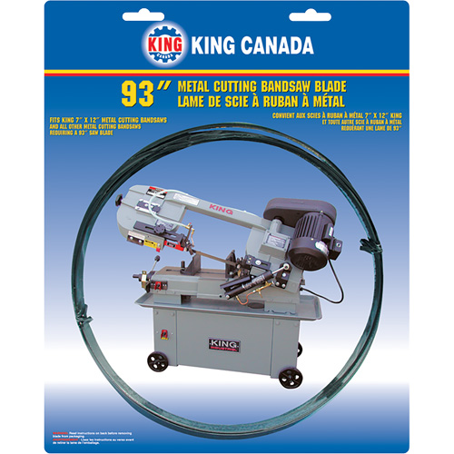 General Purpose Band Saw Blade, Bi-Metal, 93" L x 3/4" W x 0.032" Thick, 10-14 TPI Seagulf Marine Industries Inc.