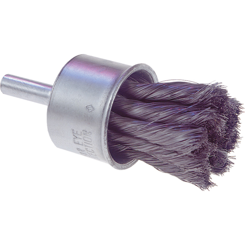 Knot Wire End Brush, 1/2" Dia., 0.0104" Wire Dia., 1/4" Shank Seagulf Marine Industries Inc.