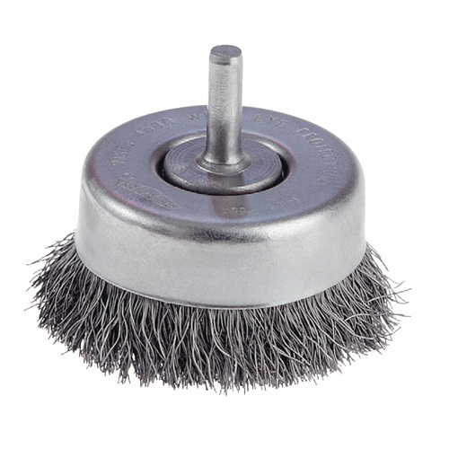 Brosses-boisseau &agrave; fils cr&ecirc;p&eacute;s avec tige 1/4" - travaux l&eacute;gers Seagulf Marine Industries Inc.