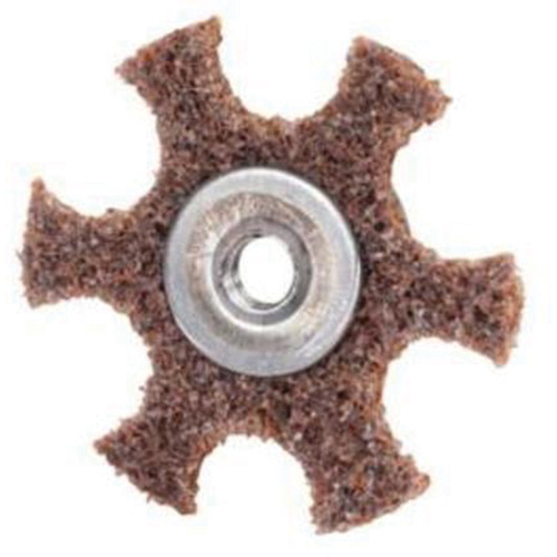 Disque abrasif en forme d'&eacute;toile pour pr&eacute;paration de surface Abrasotex , 2" dia., Grain Cors&eacute;, Oxyde d'aluminium Seagulf Marine Industries Inc.