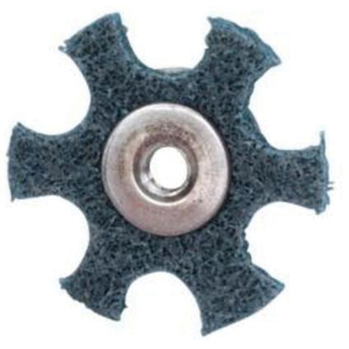 Disque abrasif en forme d'&eacute;toile pour pr&eacute;paration de surface Abrasotex , 3" dia., Grain Tr&egrave;s fin, Oxyde d'aluminium Seagulf Marine Industries Inc.