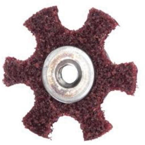 Disque abrasif en forme d'&eacute;toile pour pr&eacute;paration de surface Abrasotex , 4" dia., Grain Moyen, Oxyde d'aluminium Seagulf Marine Industries Inc.