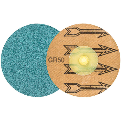Disque de ponçage TWIST TOPCUT, 3" dia., Grain 50, Zirconium Seagulf Marine Industries Inc.