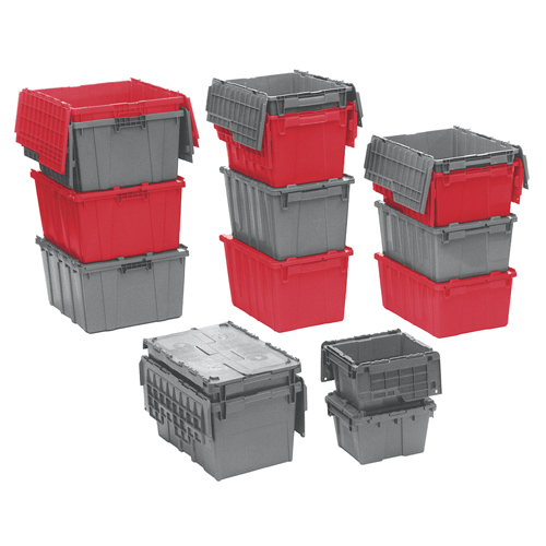 Contenants de distribution Flipak en plastique poly&eacute;thyl&egrave;ne (PE), 15,2" x 10,9" x 9,7", Bleu Seagulf Marine Industries Inc.