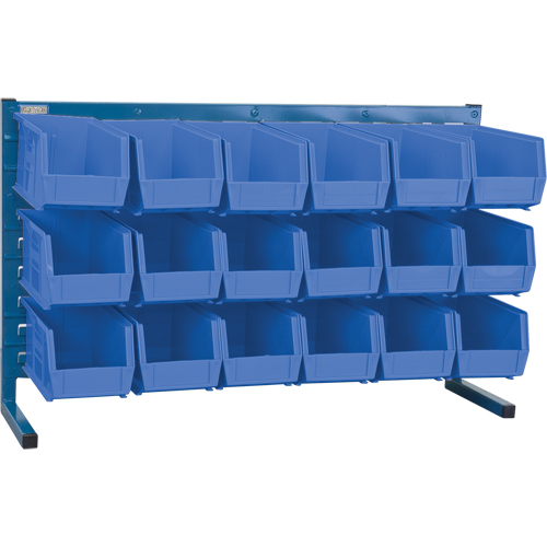 Rayonnage &agrave; persienne avec bacs, 18 bacs, 8-1/4" la x 36" p x 22" h Seagulf Marine Industries Inc.