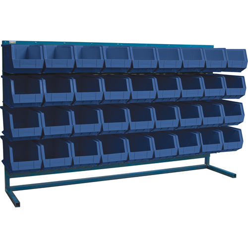 Rayonnage &agrave; persienne avec bacs, 36 bacs, 72" la x 15" p x 40" h Seagulf Marine Industries Inc.