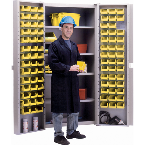 Deep-Door Combination Cabinet, 38" W x 24" D x 72" H, 4 Shelves Seagulf Marine Industries Inc.