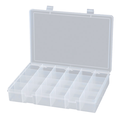 Boîtes &agrave; compartiments compactes en polypropyl&egrave;ne, 13-1/8" la x 9" p x 2-5/16" h, 24 compartiments Seagulf Marine Industries Inc.