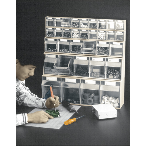 Tip-Out Bins Modular Storage System, 23-5/8" W x 2-1/2" D x 3-1/8" H, 9 Drawers Seagulf Marine Industries Inc.