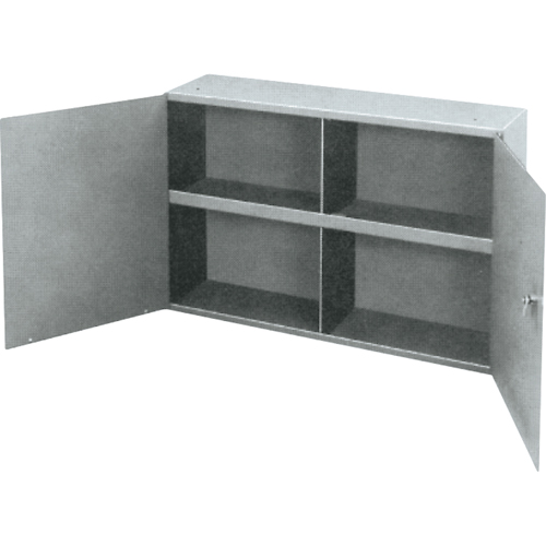 Utility Cabinet, Steel, 2 Shelves, 22-1/4" H x 33-3/4" W x 8-1/2" D, Grey Seagulf Marine Industries Inc.