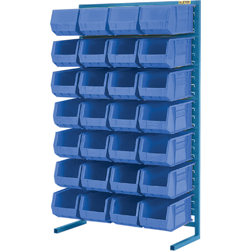 Support stationnaire pour bacs &agrave; un c&ocirc;t&eacute;, 36" la x 12" p x 61" h, 28 bacs Seagulf Marine Industries Inc.