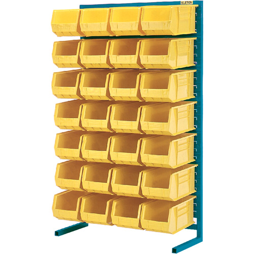 Support stationnaire pour bacs &agrave; un c&ocirc;t&eacute;, 36" la x 12" p x 61" h, 28 bacs Seagulf Marine Industries Inc.