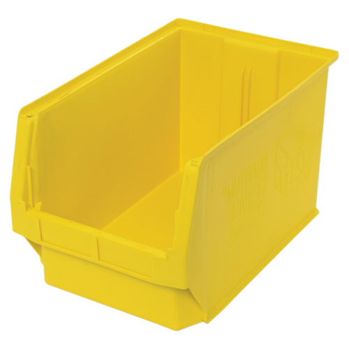 Giant Stacking Containers, 12.375" W x 19.75" D x 11.875" H, Yellow Seagulf Marine Industries Inc.
