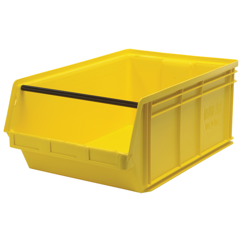 Contenants g&eacute;ants empilables, 18,375" la x 29" p x 11,875" h, Jaune Seagulf Marine Industries Inc.
