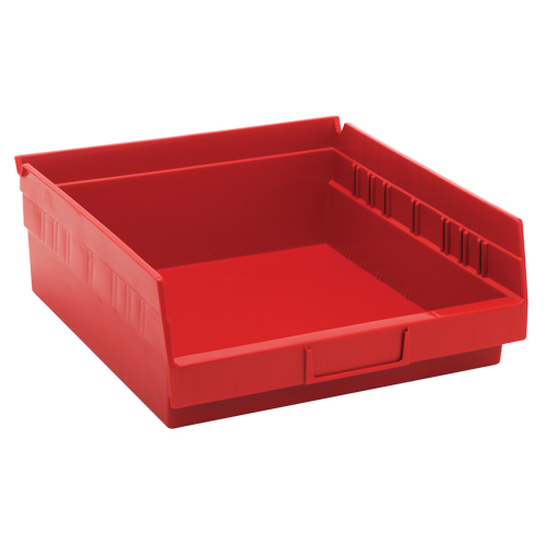 Bacs de rangement pour tablettes, 11-1/8" la x 4" H x 11-5/8" p, Rouge, Capacit&eacute; 30 lb Seagulf Marine Industries Inc.
