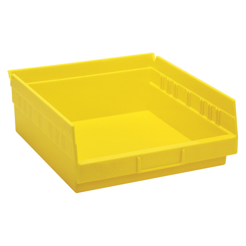 Shelf Bins, 11-1/8" W x 4" H x 11-5/8" D, Yellow, 30 lbs. Capacity Seagulf Marine Industries Inc.
