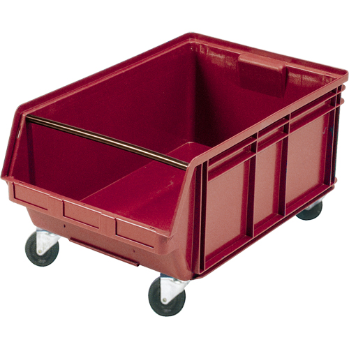 Bac g&eacute;ant empilable et mobile, 11-7/8" ha x 18-3/8" la x 29" p, Capacit&eacute; de 150 lb, Rouge Seagulf Marine Industries Inc.