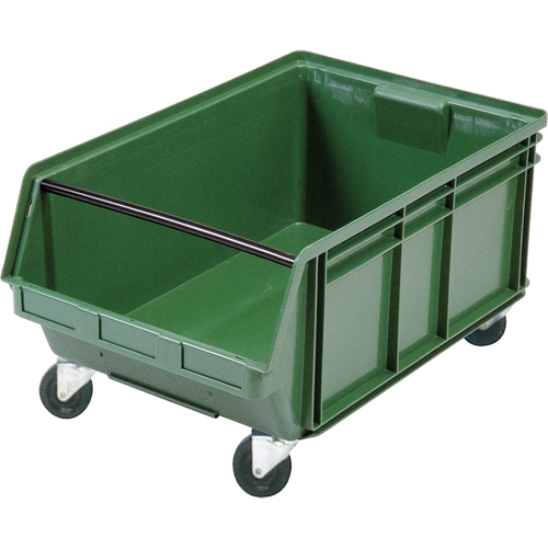 Bac g&eacute;ant empilable et mobile, 11-7/8" ha x 18-3/8" la x 29" p, Capacit&eacute; de 150 lb, Vert Seagulf Marine Industries Inc.