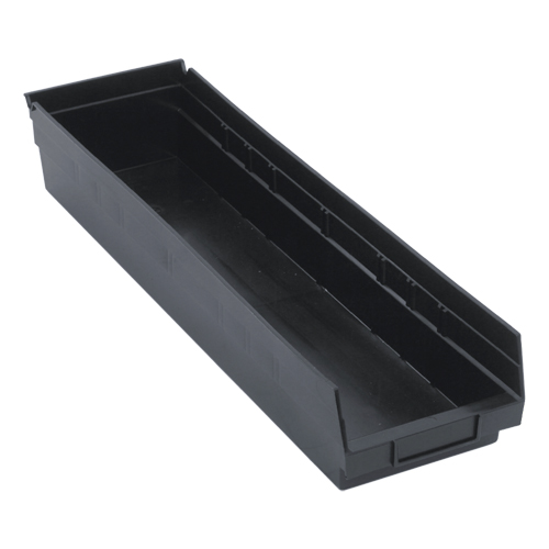 Bac pour &eacute;tag&egrave;re &eacute;conomique, 6-5/8" la, 4" h x 23-5/8" p, Noir Seagulf Marine Industries Inc.