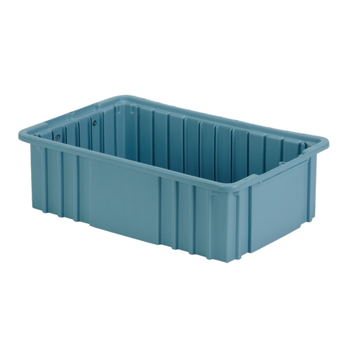 Divider Box, Polyethylene, 15.5" W x 9.9" D x 5" H, Light Blue Seagulf Marine Industries Inc.