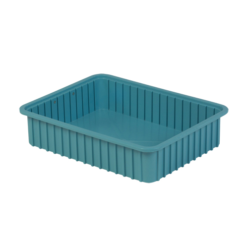 Contenants Divider Box, Poly&eacute;thyl&egrave;ne, 22,4" la x 17,4" p x 5" h, Bleu p&acirc;le Seagulf Marine Industries Inc.