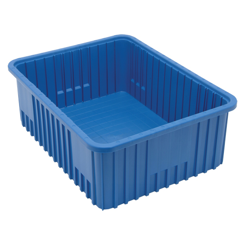 Contenants Divider Box, Plastique, 22,5" la x 17,5" p x 8" h, Bleu Seagulf Marine Industries Inc.