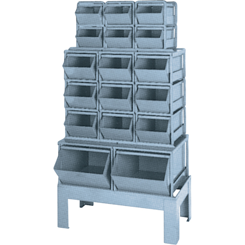 Pre-Engineered Bin Combination, 1000 lbs. Cap., 33-1/2" W x 19 1/2" D x 54-1/4" H, Blue Seagulf Marine Industries Inc.