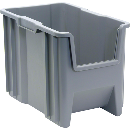 Contenants &agrave; empiler g&eacute;ants, 10,875" la x 17,5" p x 12,5" h, Gris Seagulf Marine Industries Inc.