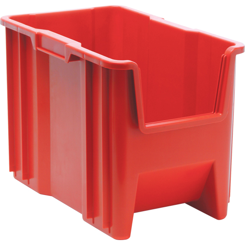 Contenants &agrave; empiler g&eacute;ants, 10,875" la x 17,5" p x 12,5" h, Rouge Seagulf Marine Industries Inc.