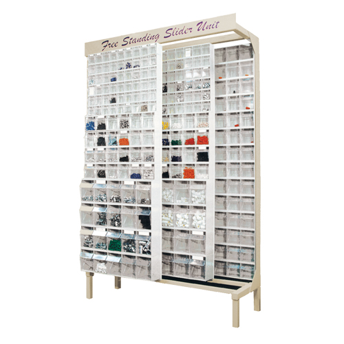 Free-Standing Tip-Out Bins Slider System, 48" W x 18" D x 77" H, 180 Drawers Seagulf Marine Industries Inc.