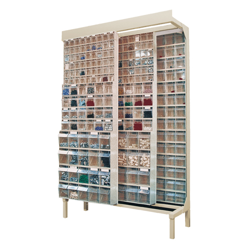 Free-Standing Tip-Out Bins Slider System, 48" W x 18" D x 77" H, 336 Drawers Seagulf Marine Industries Inc.