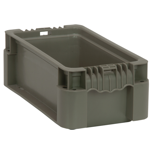 Contenant pliable et empilable, 7" la x 12" p x 5" h, Gris Seagulf Marine Industries Inc.