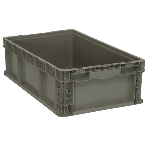 Contenant pliable et empilable, 15" la x 24" p x 7,5" h, Gris Seagulf Marine Industries Inc.