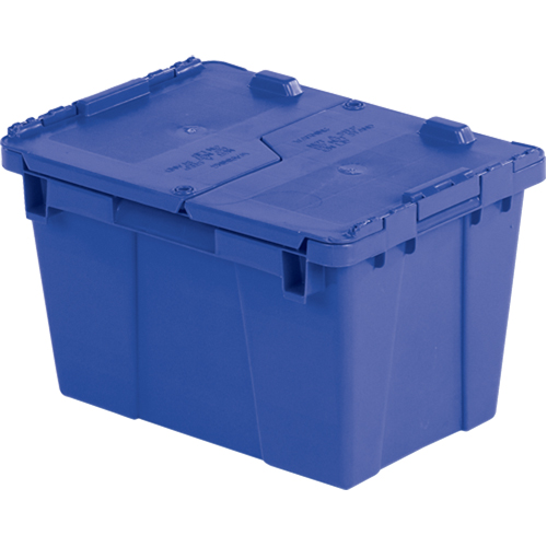 Contenants de distribution Flipak en plastique poly&eacute;thyl&egrave;ne (PE), 15,2" x 10,9" x 9,7", Bleu Seagulf Marine Industries Inc.