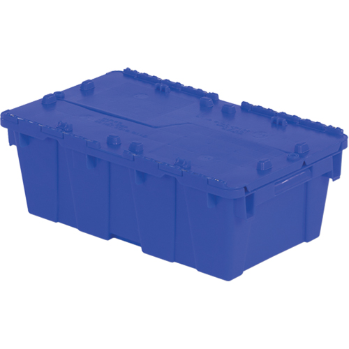 Contenants de distribution Flipak en plastique poly&eacute;thyl&egrave;ne (PE), 19,7" x 11,8" x 7,3", Bleu Seagulf Marine Industries Inc.