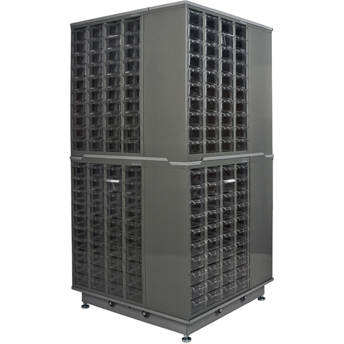 Casiers pour pi&egrave;ces KPC-600, Acier galvanis&eacute;, 40 tiroirs, 18-3/10" x 8-7/10" x 25-3/10", Gris Seagulf Marine Industries Inc.