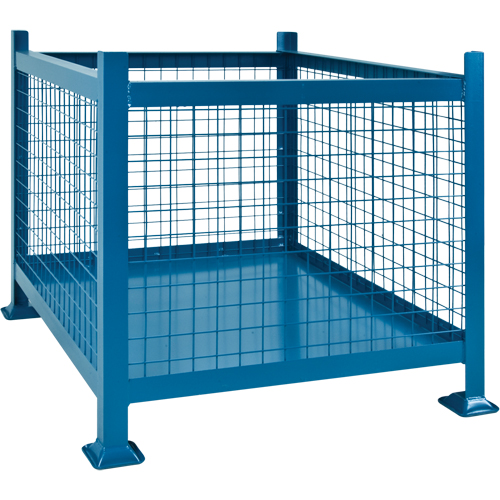 Bulk Stacking Containers, 34.5" W x 40.5" D x 30" H, 3000 lbs. Capacity Seagulf Marine Industries Inc.